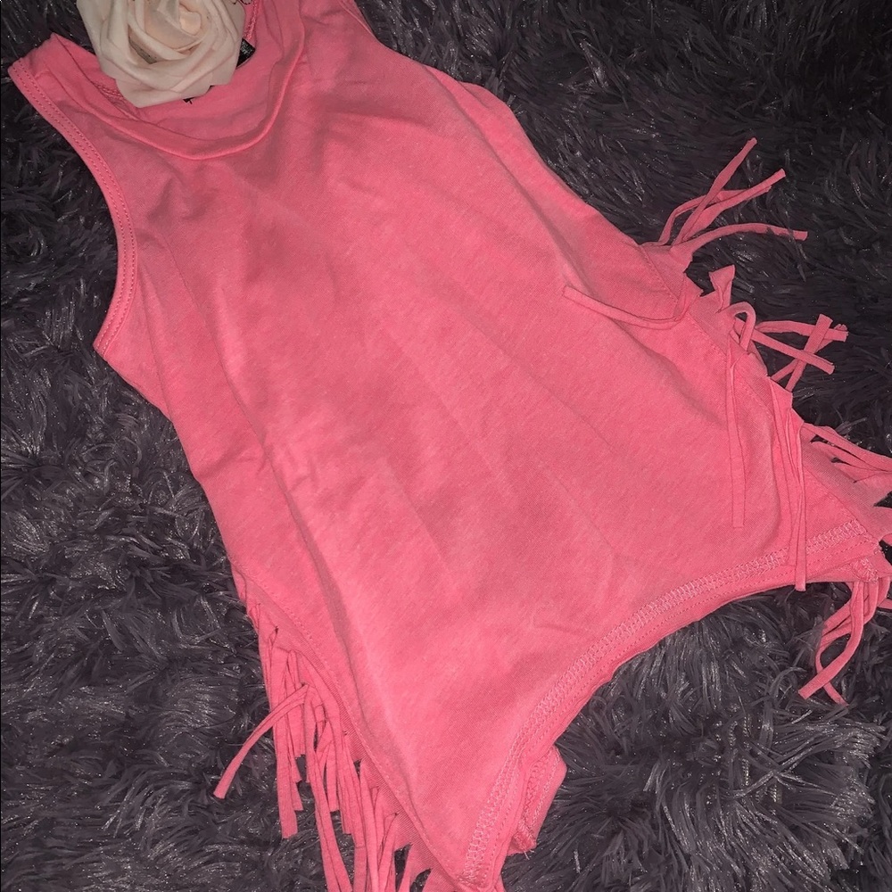 Toddler girl fringe tank